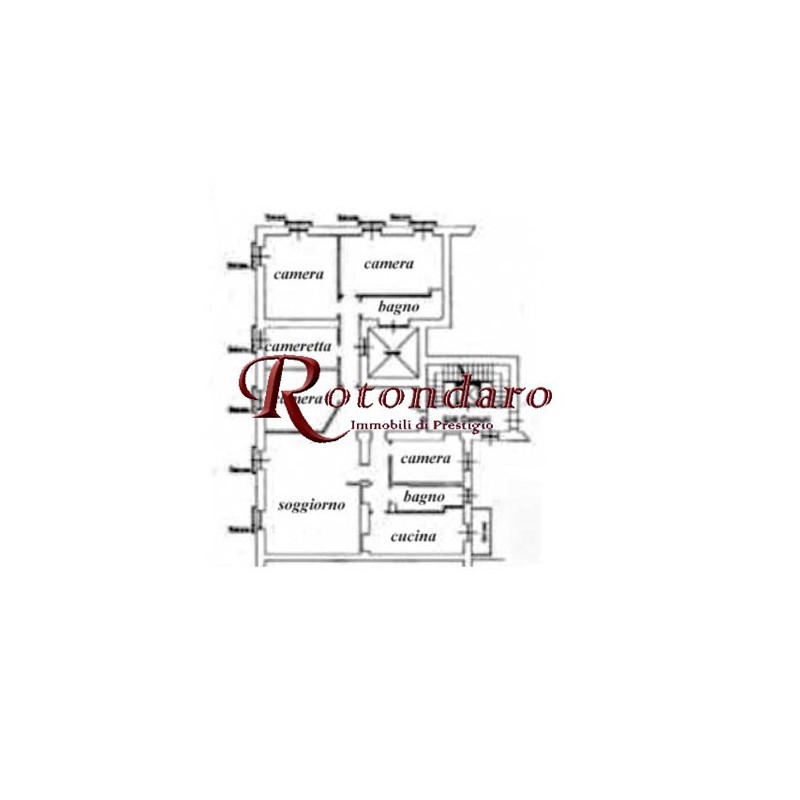 Arco della Pace  220 Mq